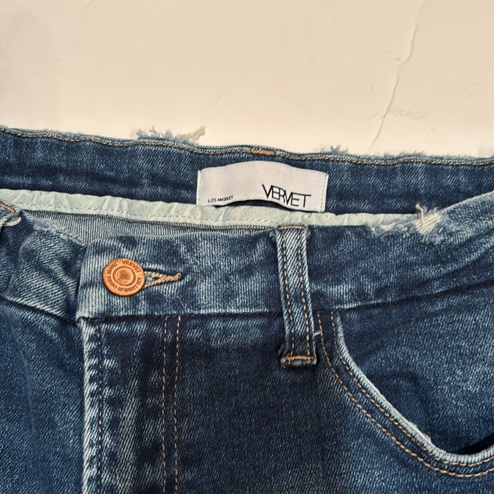 Vervet Los Angeles Women's Distressed Blue Jeans 31 - Picture 3 of 11
